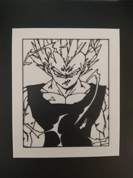 Tấm panel Majin Vegeta (Dragon Ball Z) - Image 1