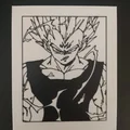 Tấm panel Majin Vegeta (Dragon Ball Z) - Thumbnail 1