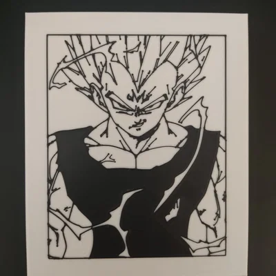 Tấm panel Majin Vegeta (Dragon Ball Z)