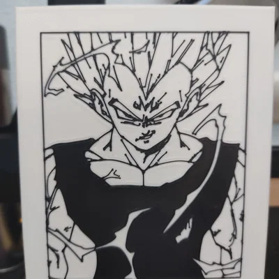 Tấm panel Majin Vegeta (Dragon Ball Z)