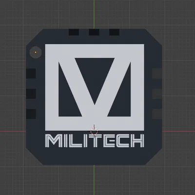 Móc khóa Militech từ Cyberpunk 2077