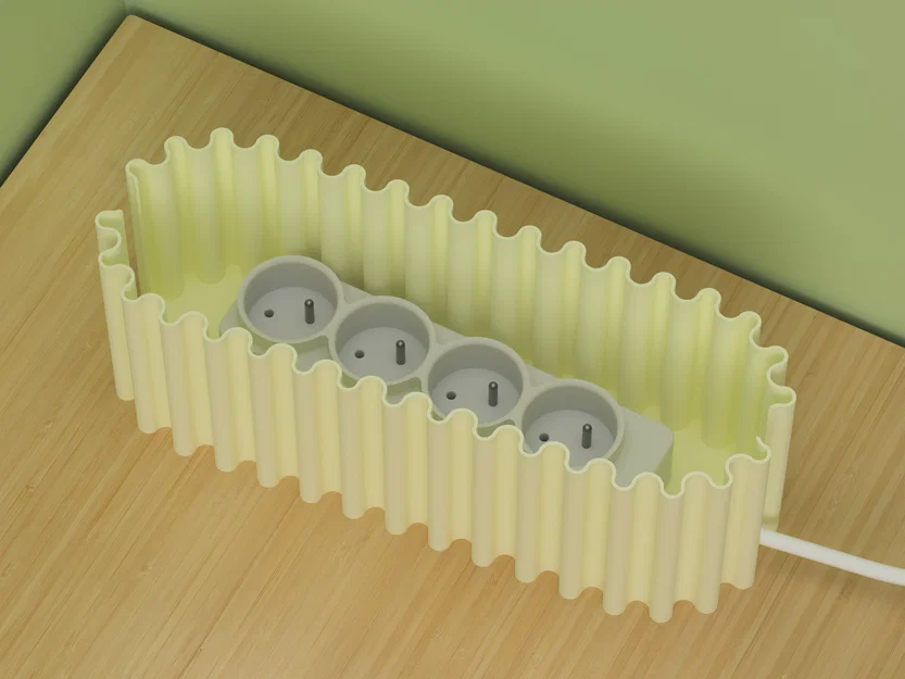 Hộp giấu dây điện 3D: Giải pháp bàn làm việc gọn gàng, tinh tế - Image 2