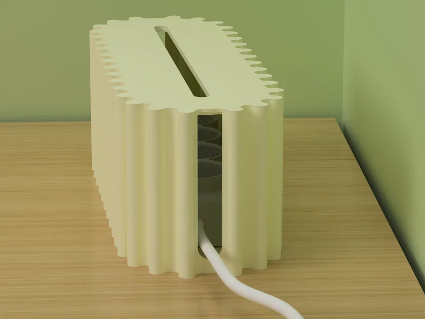 Hộp giấu dây điện 3D: Giải pháp bàn làm việc gọn gàng, tinh tế - Image 3