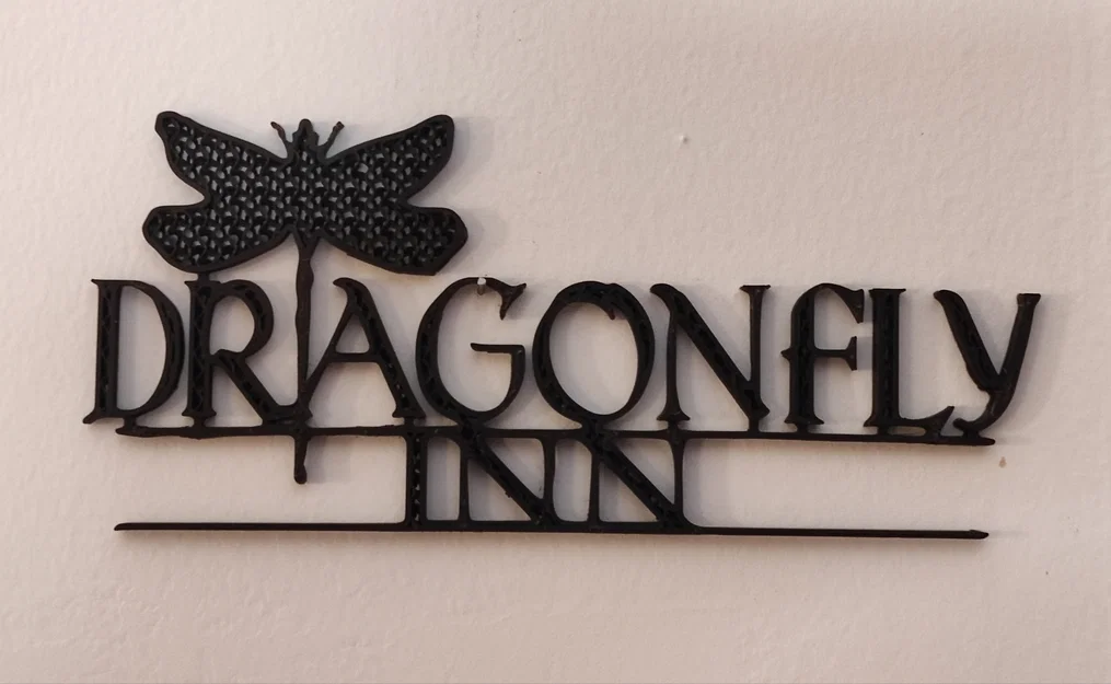 Mô hình bảng hiệu Dragonfly Inn Gilmore Girls trang trí tường - Image 1