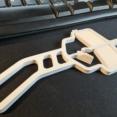 Súng bắn tăm 3D cơ chế đàn hồi với thiết kế cò súng siêu lớn