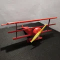 Máy bay kit card Fokker Dr.1 (cánh tà NEW FLAPS) - Thumbnail 7