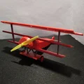 Máy bay kit card Fokker Dr.1 (cánh tà NEW FLAPS) - Thumbnail 8