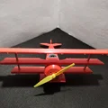 Máy bay kit card Fokker Dr.1 (cánh tà NEW FLAPS) - Thumbnail 10