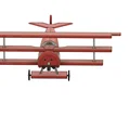 Máy bay kit card Fokker Dr.1 (cánh tà NEW FLAPS) - Thumbnail 11