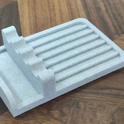 Khay gác dụng cụ bếp (Kitchen Utensil Holder) in 3D tiện lợi