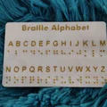 Thẻ học bảng chữ cái Braille bỏ túi - Thiết kế in 3D nhỏ gọn - Thumbnail 1