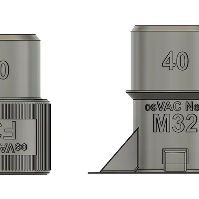 osVAC neo adapter DN40 sang M32 và DN40 sang F32