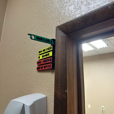 Cờ báo trạng thái cửa văn phòng (Office Status Door Flags)