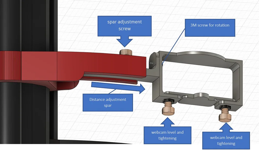 Giá đỡ Webcam cho máy in 3D FLSUN V400 tiện dụng - Image 5