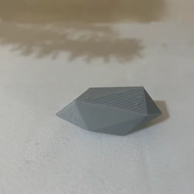 Mô hình mảnh pha lê (Crystal shard) in 3D sắc sảo và độc đáo