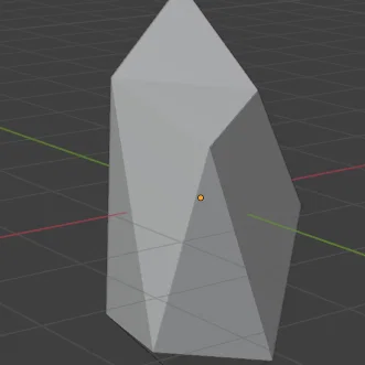 Mô hình mảnh pha lê (Crystal shard) in 3D sắc sảo và độc đáo
