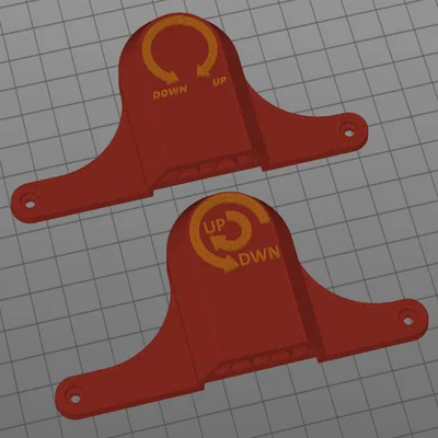 Ender 3 - Fan Cover kèm Bed Level Guide