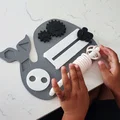 Busy board / fidget board hình cá voi - Thumbnail 2