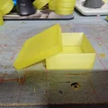 Hộp lưu trữ vuông có nắp (friction fit) - Thumbnail 1
