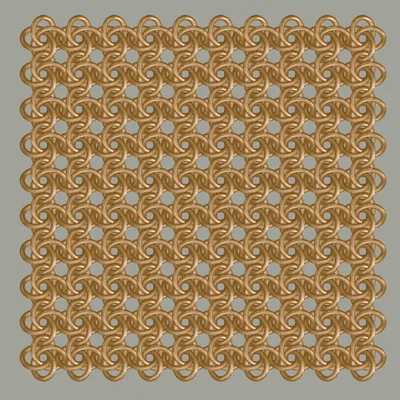 Brejao Flower Chainmail pattern V2 (mẫu hoa chainmail)