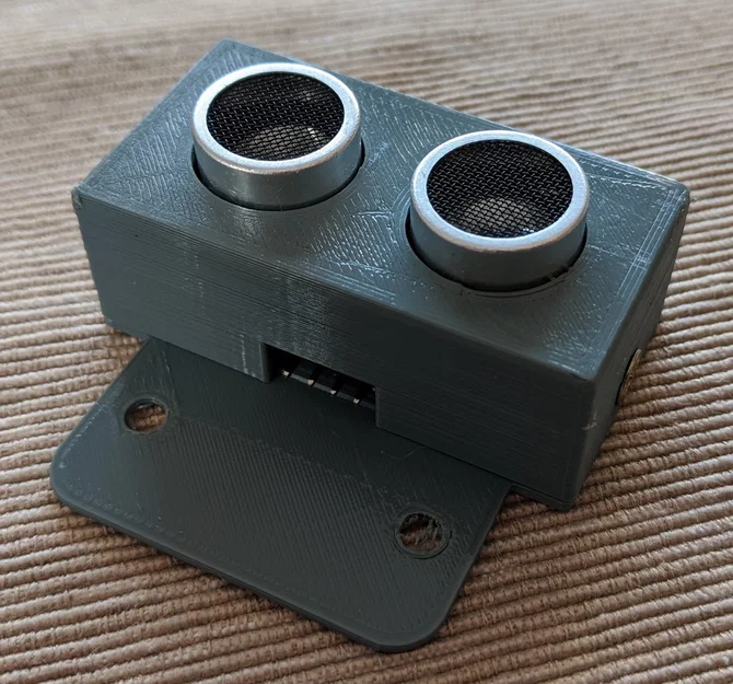 Vỏ case cảm biến siêu âm HC-SR04 (bản đỏ) - Image 2