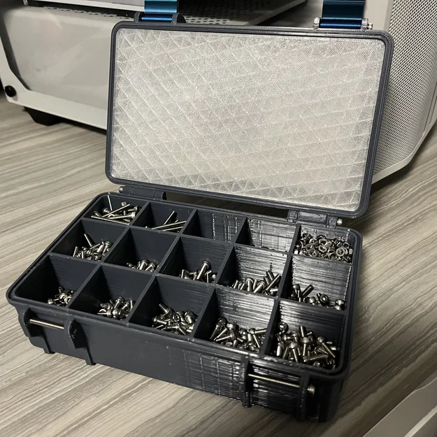 Hộp organizer bền bỉ cho ốc M3/M4 (Update: thêm nắp không chữ/không logo) - Image 1