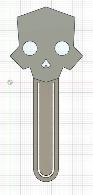 Helldivers Skull Bookmark 2 (Bookmark đầu lâu Helldivers) - Image 1