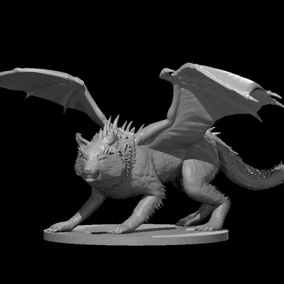 Draconic Wolf