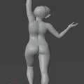 Mô hình cô gái tạo dáng nghệ thuật (Girl Posing) trang trí để bàn - Thumbnail 1