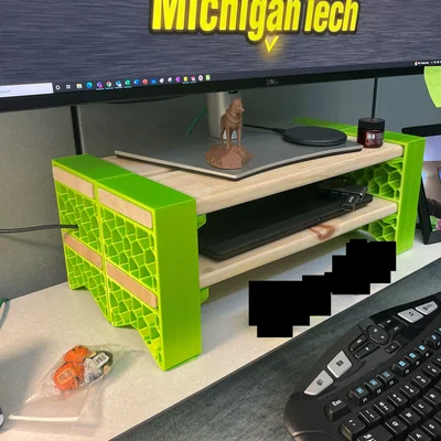 Kệ kê màn hình hoặc kệ để đồ (Monitor stand/shelf) 2 mảnh