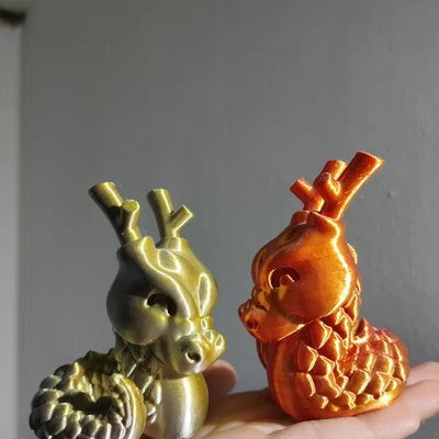 Dragon Test: Mô hình rồng nhỏ kiểm tra chất lượng in 3D PLA
