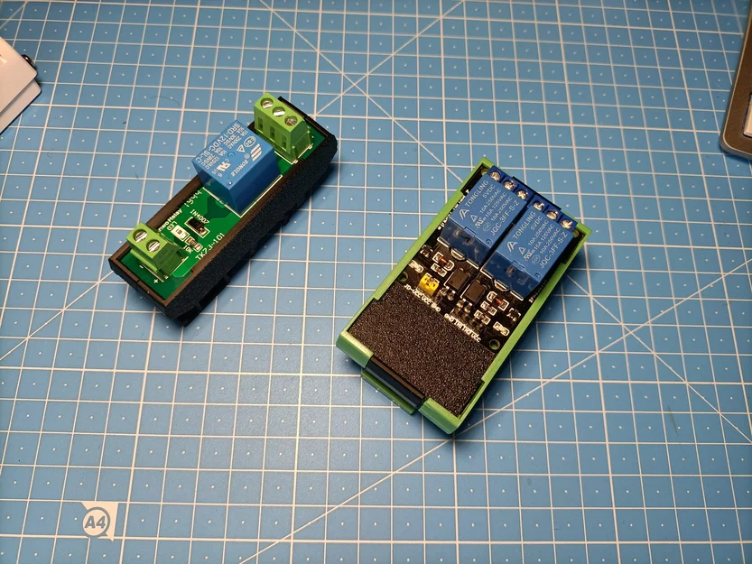 Giá đỡ PCB parametric (chỉnh được) gắn DIN-Rail - Image 1