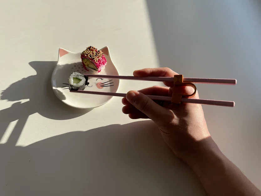 Chopstick Helper – Dụng cụ hỗ trợ cầm đũa - Image 2