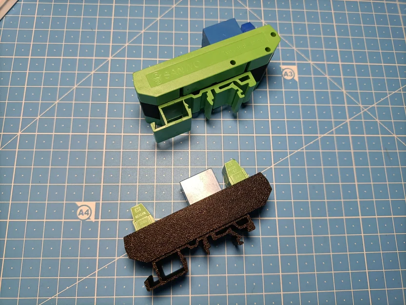 Giá đỡ PCB parametric (chỉnh được) gắn DIN-Rail - Image 4