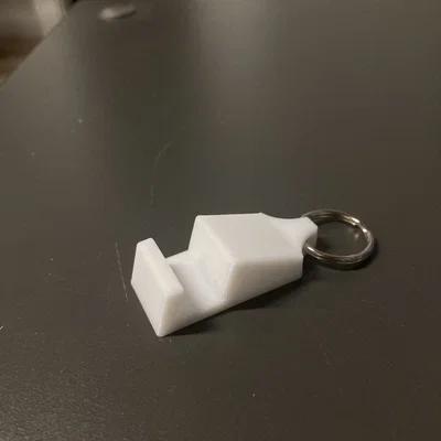 Móc khóa kiêm giá đỡ điện thoại - Phụ kiện 3D tiện lợi