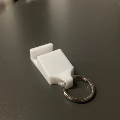 Móc khóa kiêm giá đỡ điện thoại - Phụ kiện 3D tiện lợi