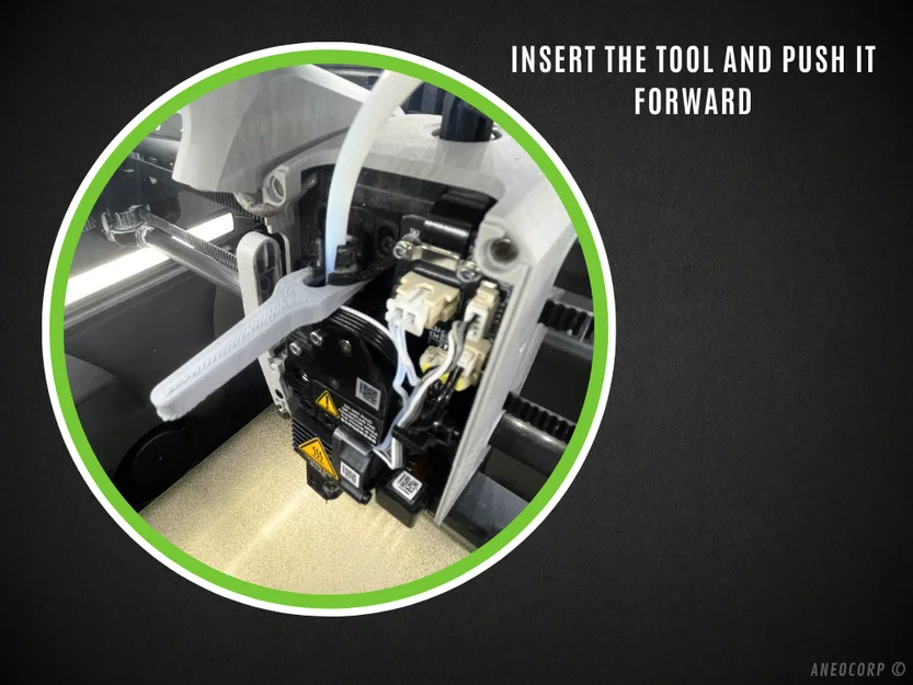 Dụng cụ tháo PTFE ToolHead - Dòng X/P Series - Image 2