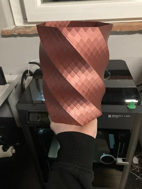 Bình hoa xoắn ốc Spiral Vase - Mẫu in 3D trang trí đẹp mắt - Image 2