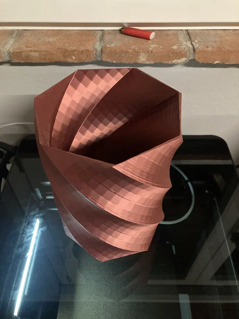Bình hoa xoắn ốc Spiral Vase - Mẫu in 3D trang trí đẹp mắt - Image 3