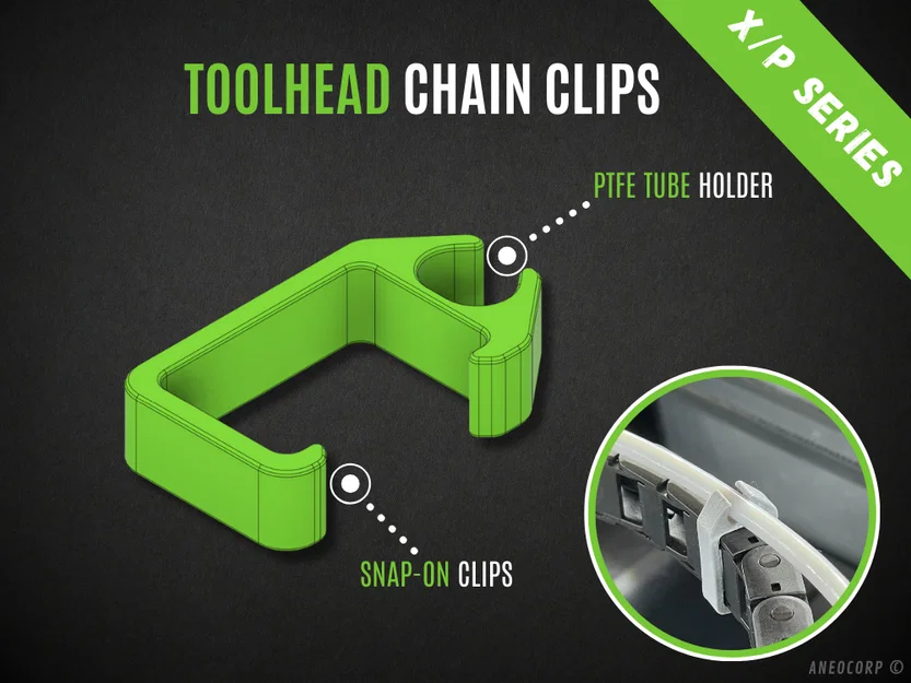Kẹp Toolhead Chain Clips - Image 1