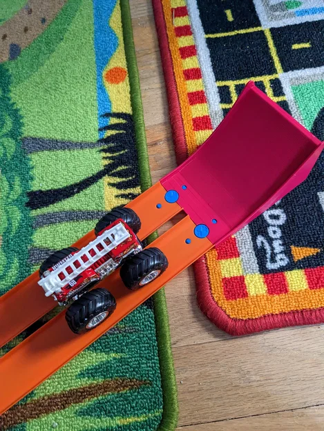 Dốc nhảy Hot Wheels cho Monster Truck (1/64) - Bản Remix - Image 2