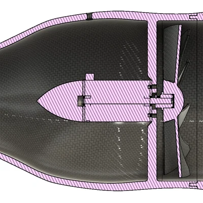 3D printed EDF 132mm (Electric Ducted Fan) RC