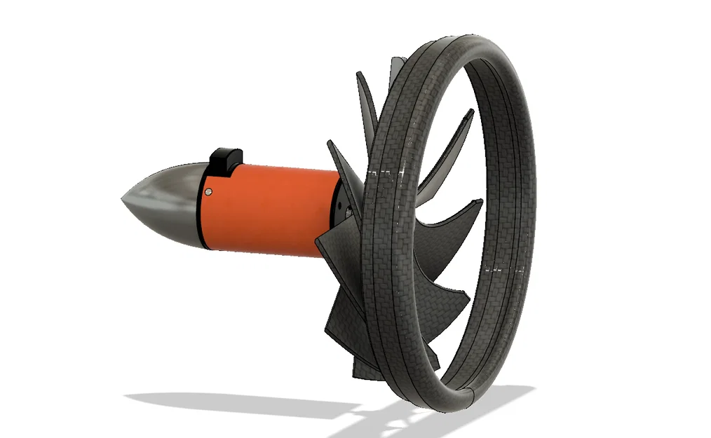 3D printed EDF 132mm (Electric Ducted Fan) RC - Image 5