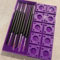 Khay để cọ cho Gridfinity Stackable Citadel Paint Pot Storage (REMIX) - Thumbnail 5