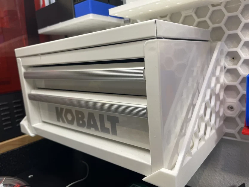 HSW Kobalt Mini Toolbox Shelf / Bracket Mount cho Honeycomb Storage Wall - Image 2