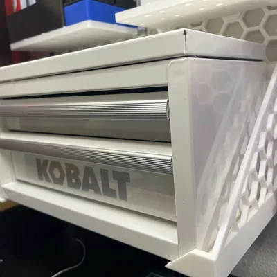 HSW Kobalt Mini Toolbox Shelf / Bracket Mount cho Honeycomb Storage Wall