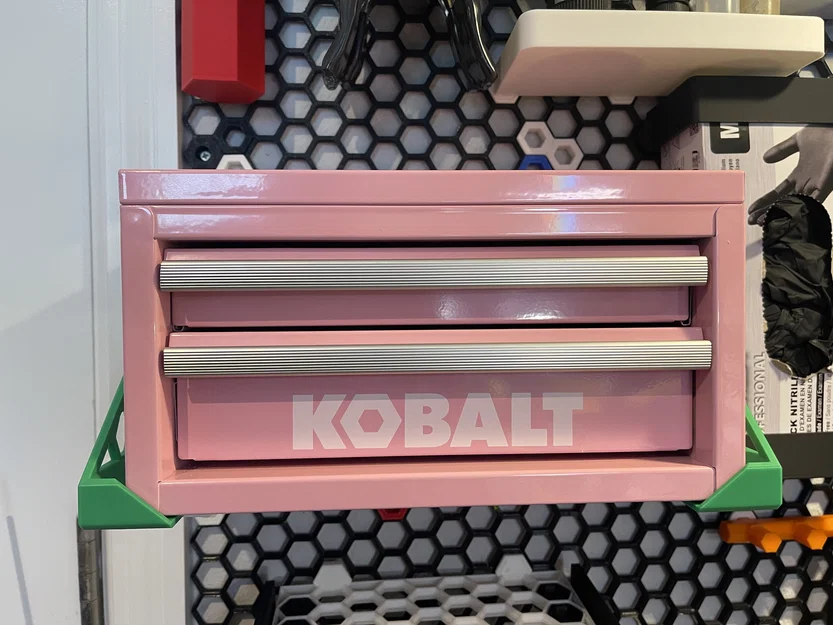 HSW Kobalt Mini Toolbox Shelf / Bracket Mount cho Honeycomb Storage Wall - Image 3