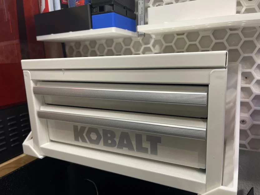 HSW Kobalt Mini Toolbox Shelf / Bracket Mount cho Honeycomb Storage Wall - Image 4