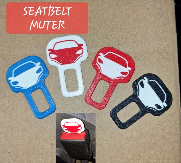 Seatbelt Muter - Thiết bị ngắt báo động dây đai an toàn in 3D - Image 1