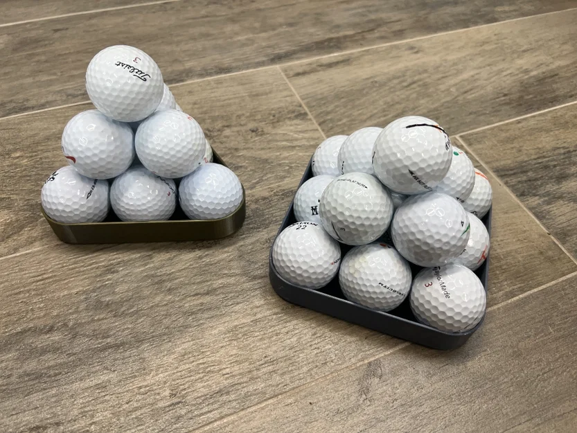 Khay Trưng Bày Bóng Golf (Golf Ball Display Pyramids) Đẹp Mắt - Image 1